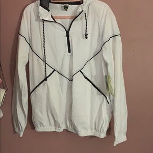 Quarter-zip windbreaker